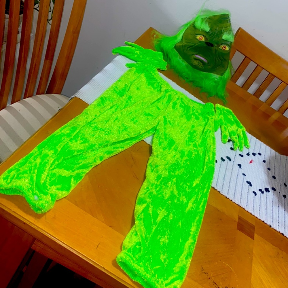 Grinch Halloween outfit for toddler